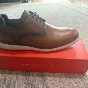 Martin Dingman Brown Leather Oxfords